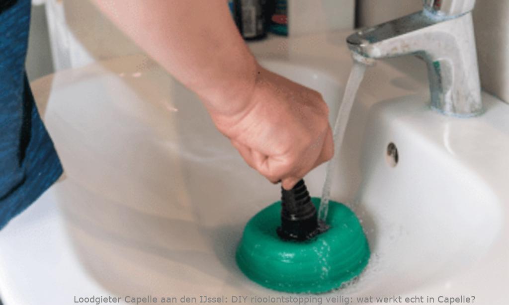 Diy Rioolontstopping Veilig Capelle Aan Den Ijssel