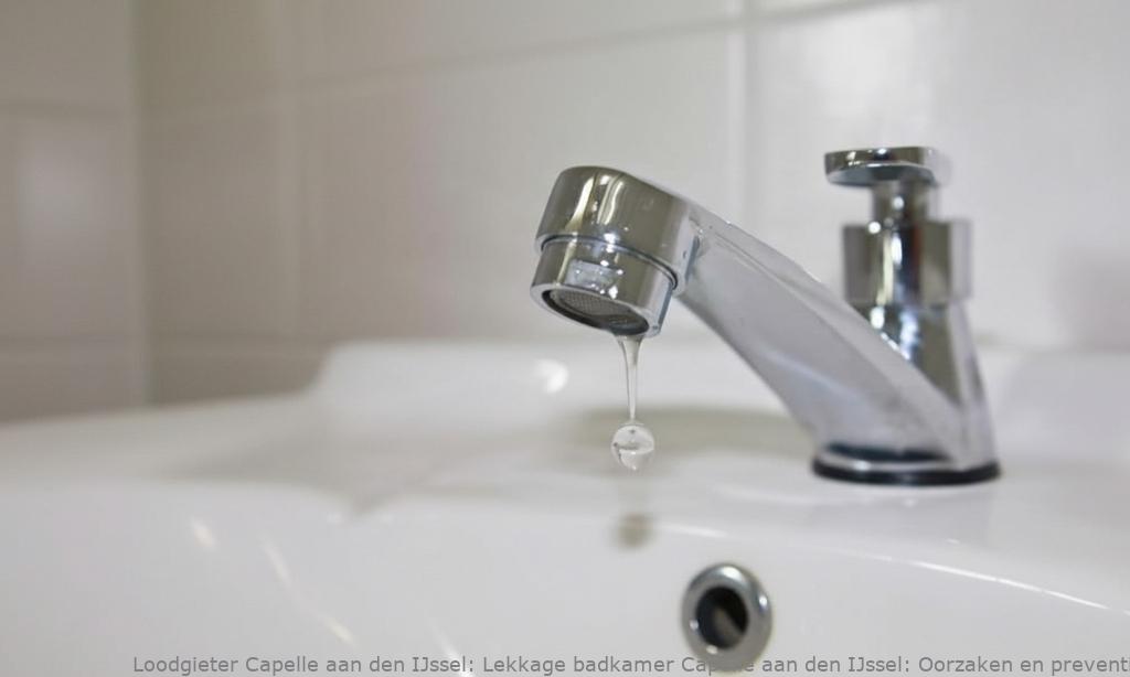 Lekkage Badkamer Capelle Aan Den Ijssel