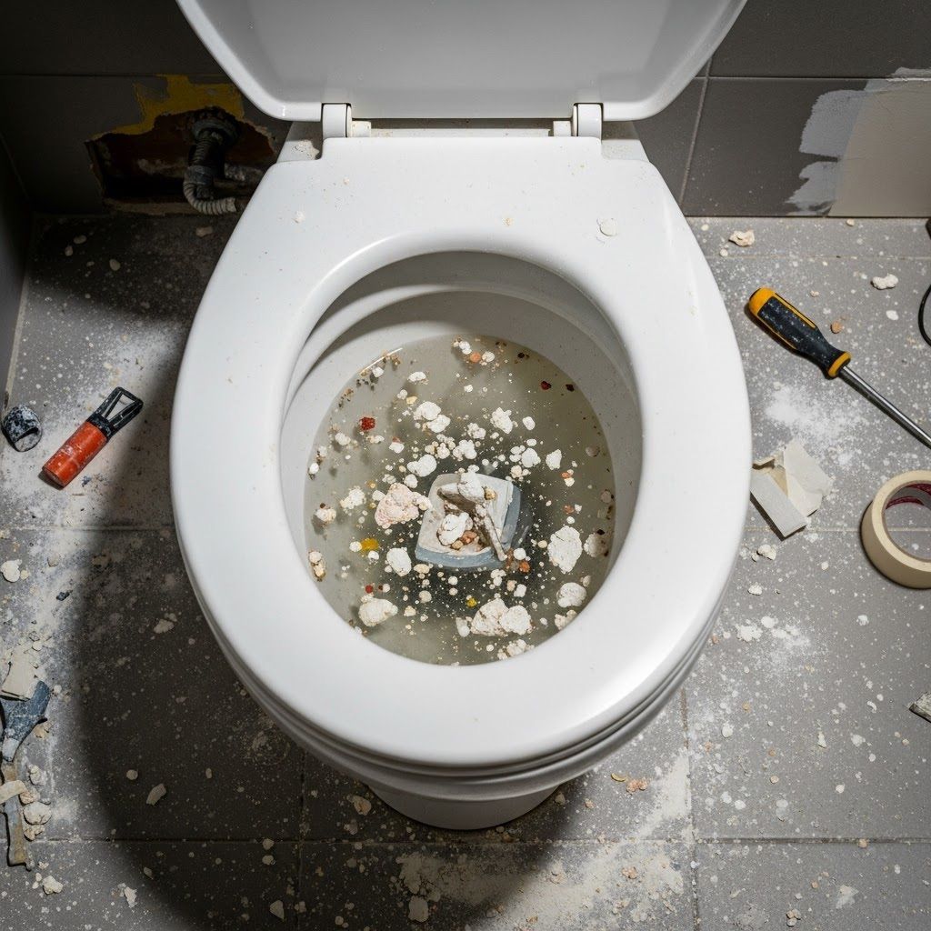 Wc Verstopt Na Verbouwing
